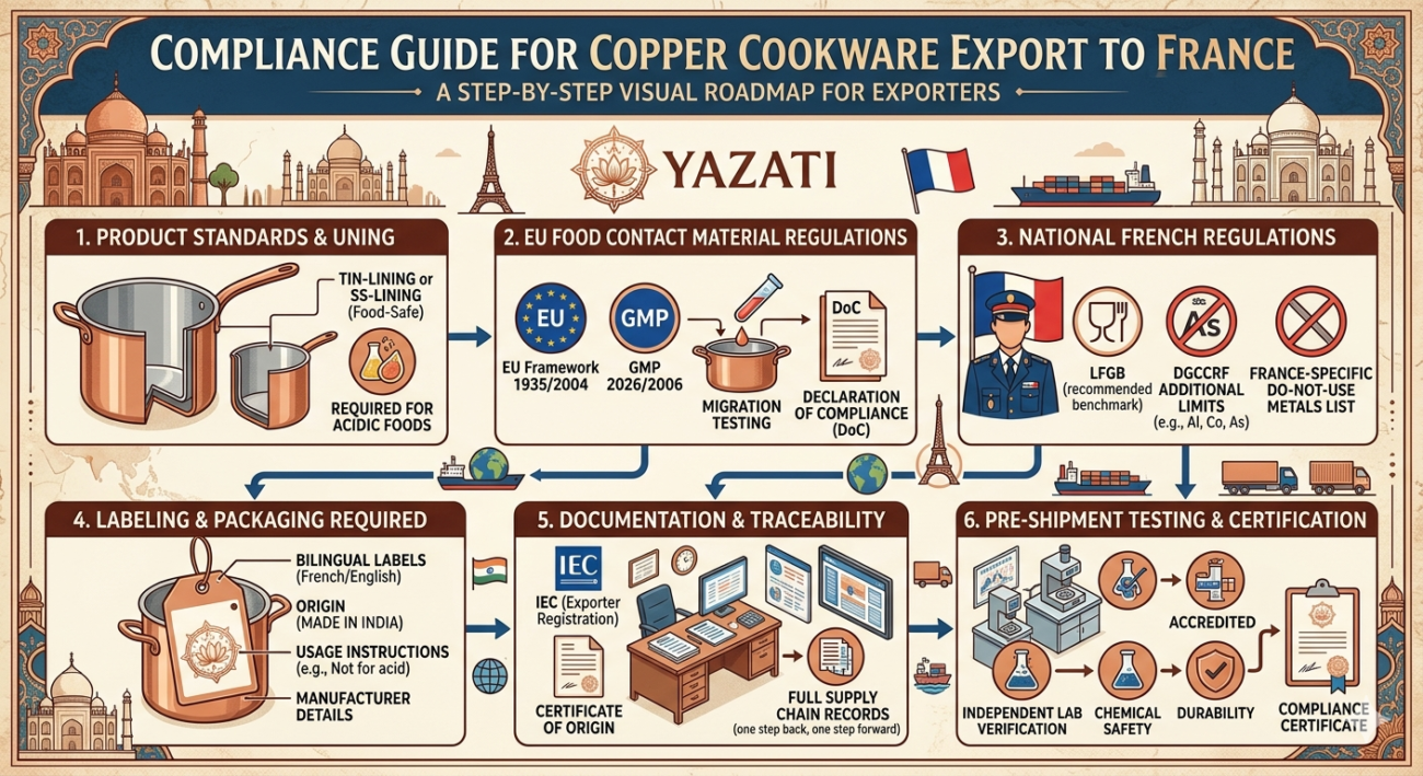 Compliance Guide for Copper Cookware Export to France