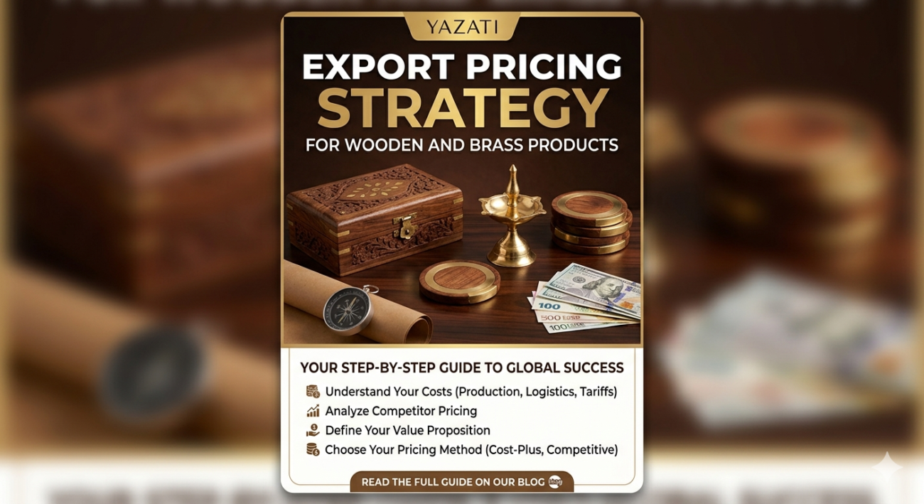 Export Pricing Strategy for Wooden and Brass Products