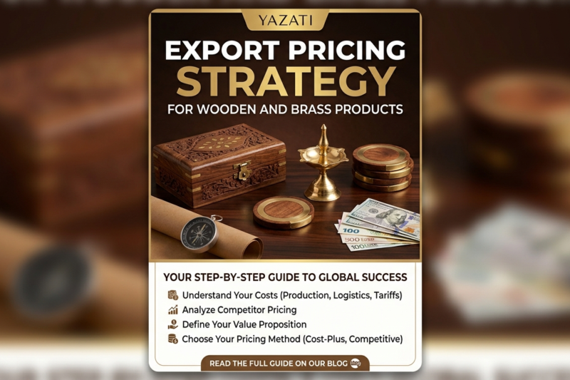 Export Pricing Strategy for Wooden and Brass Products