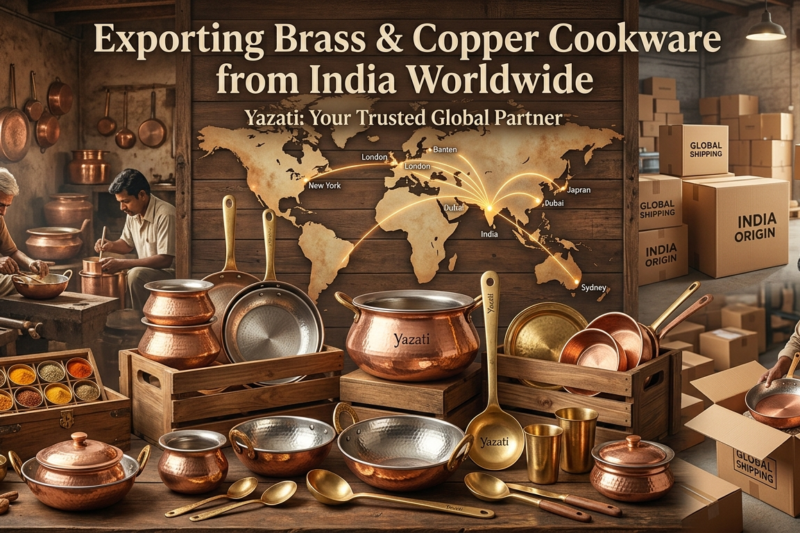 Exporting Brass & Copper Cookware from India Worldwide