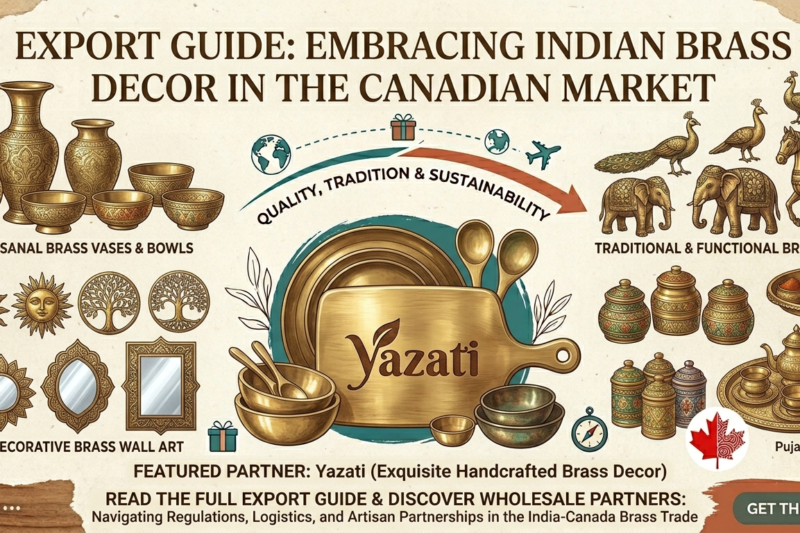 Exporting Brass Decor Products to Canada Market