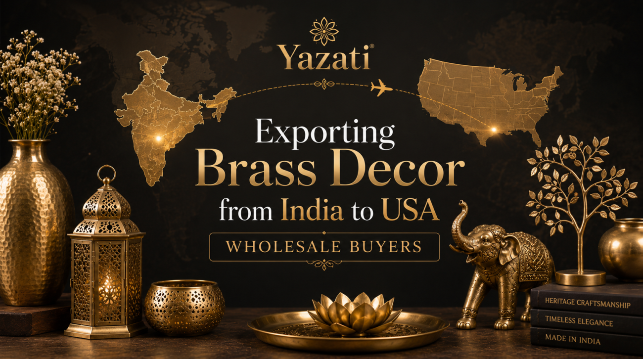 Exporting Brass Decor from India to USA Wholesale Buyers