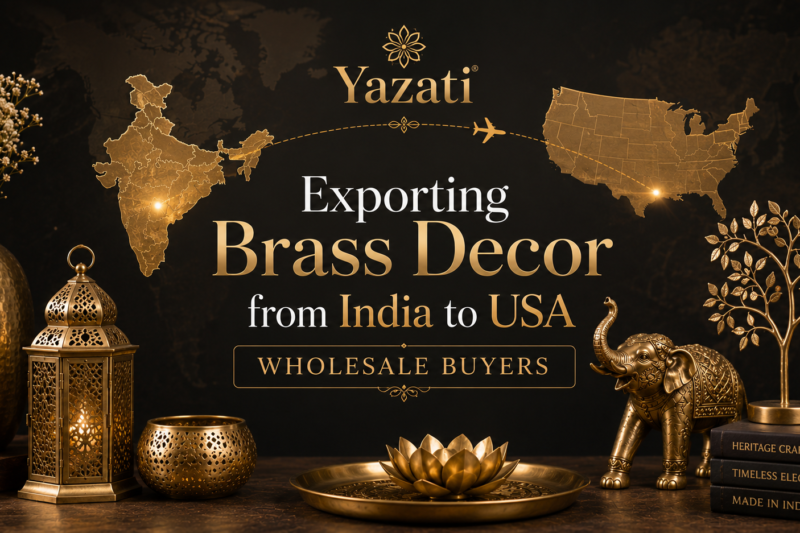 Exporting Brass Decor from India to USA Wholesale Buyers