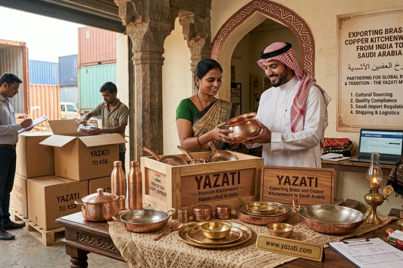 Exporting Brass and Copper Kitchenware to Saudi Arabia