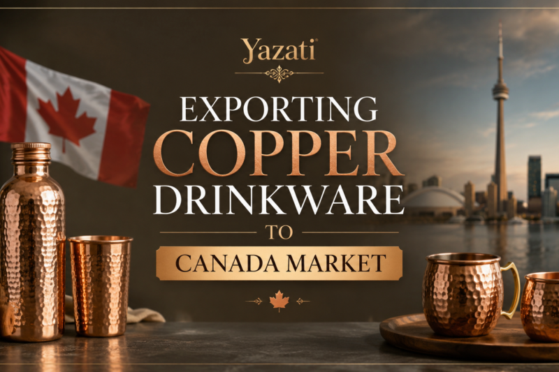 Exporting Copper Drinkware to Canada Market