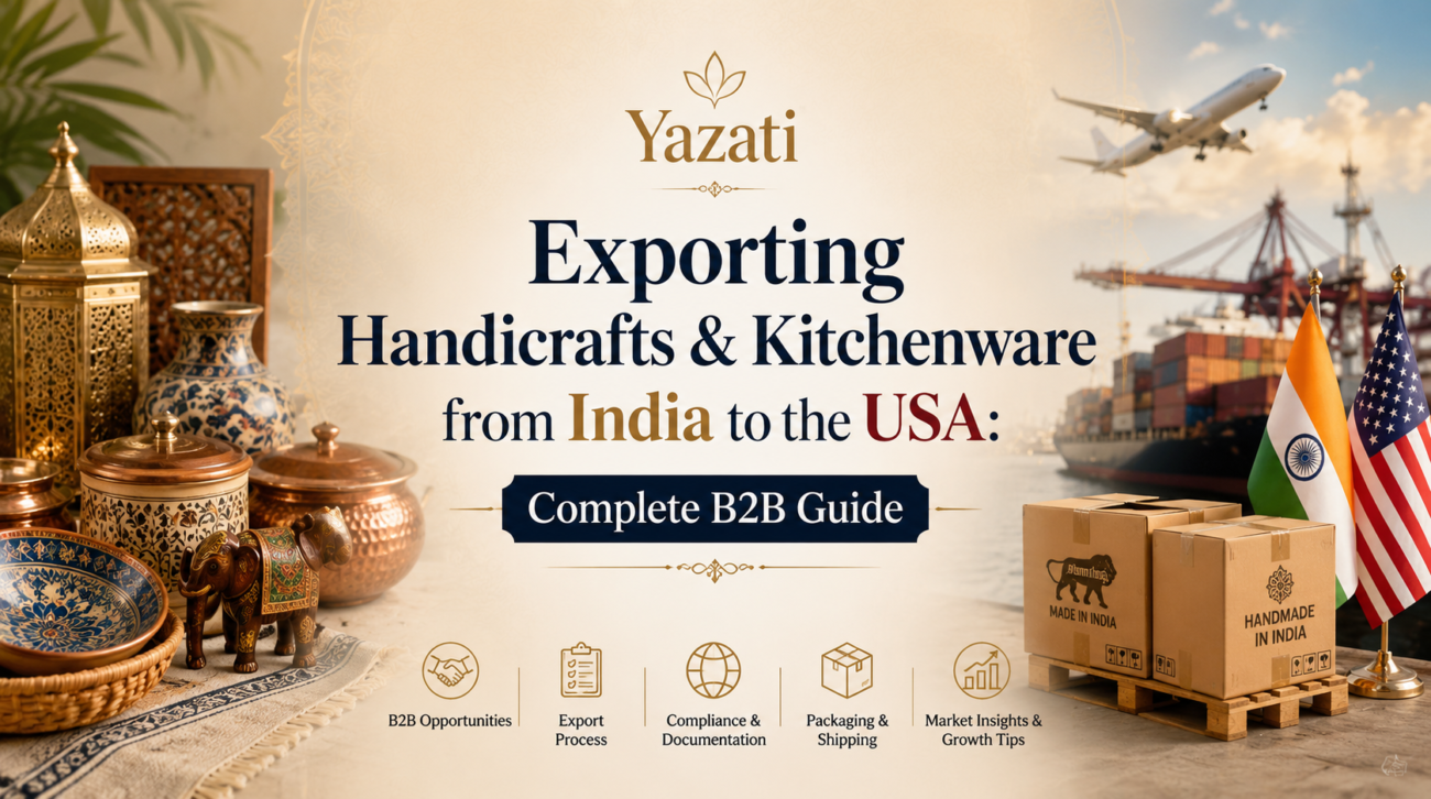 Exporting Handicrafts & Kitchenware from India to the USA: Complete B2B Guide