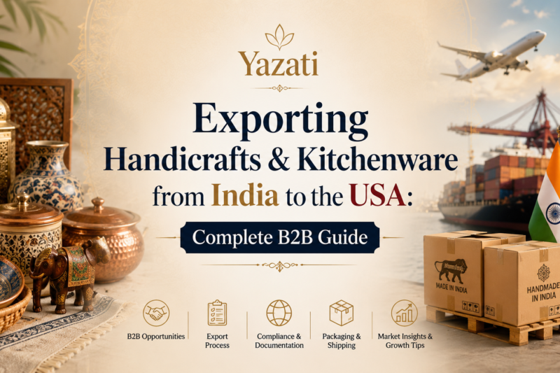 Exporting Handicrafts & Kitchenware from India to the USA: Complete B2B Guide