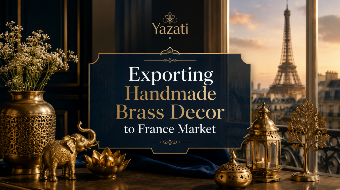 Exporting Handmade Brass Decor to France Market