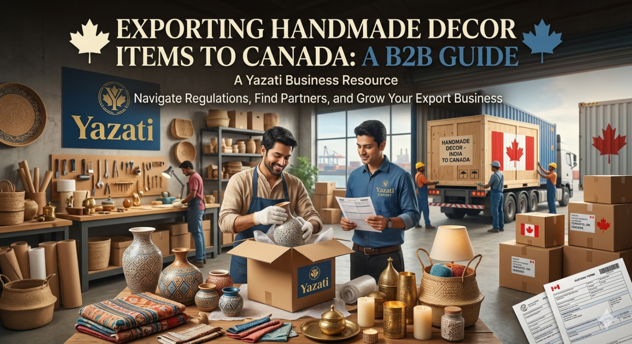 Exporting Handmade Decor Items to Canada: B2B Guide