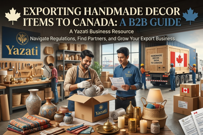Exporting Handmade Decor Items to Canada: B2B Guide