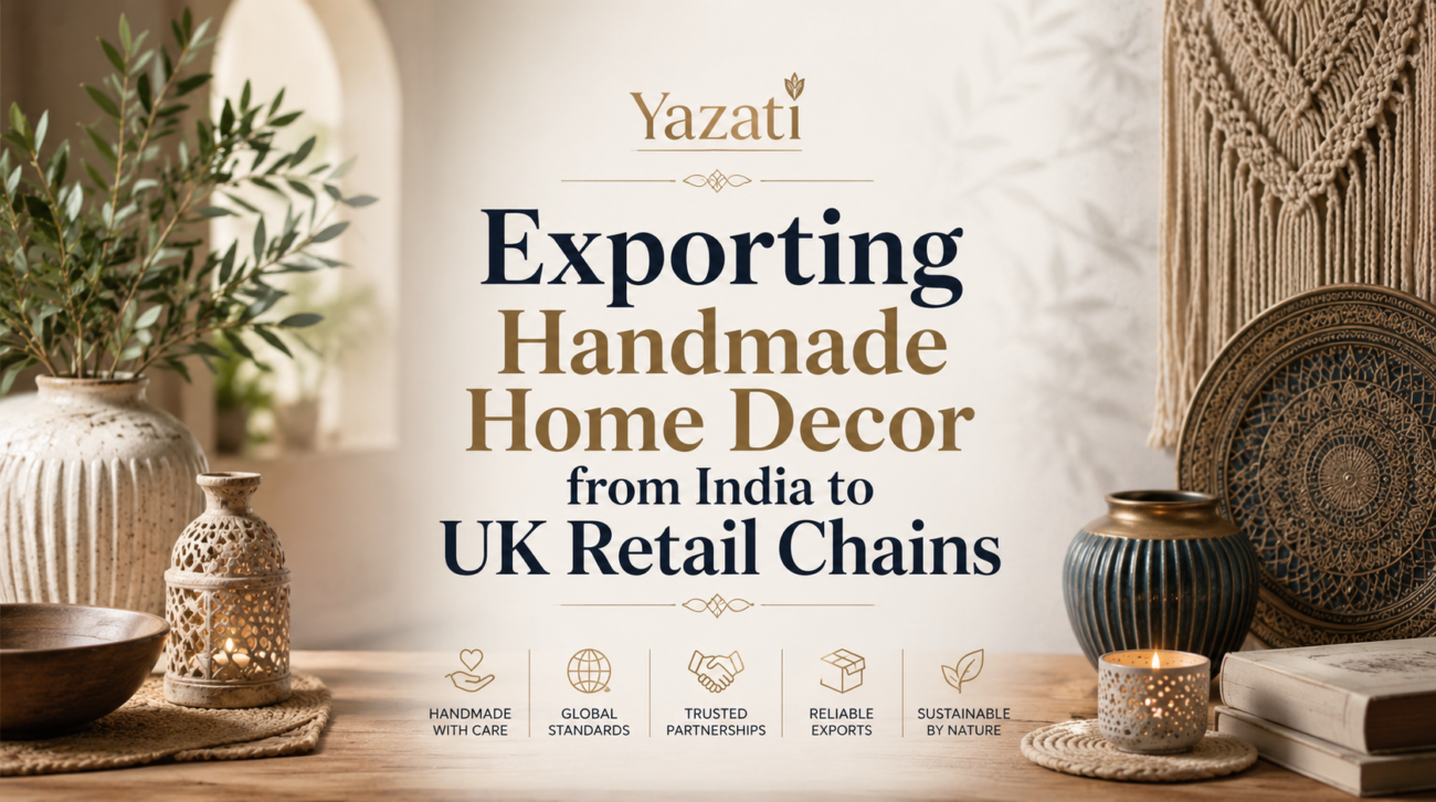 Exporting Handmade Home Decor from India to UK Retail Chains