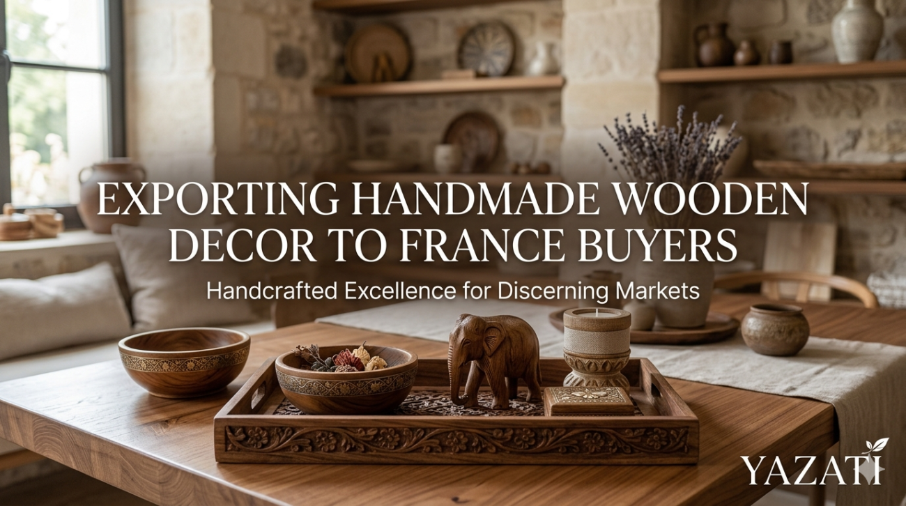 Exporting Handmade Wooden Decor to France Buyers