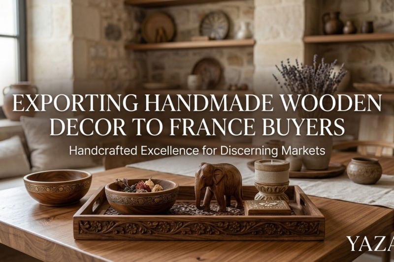 Exporting Handmade Wooden Decor to France Buyers
