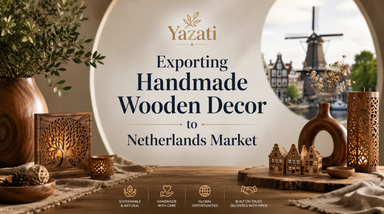 Exporting Handmade Wooden Decor to Netherlands Market