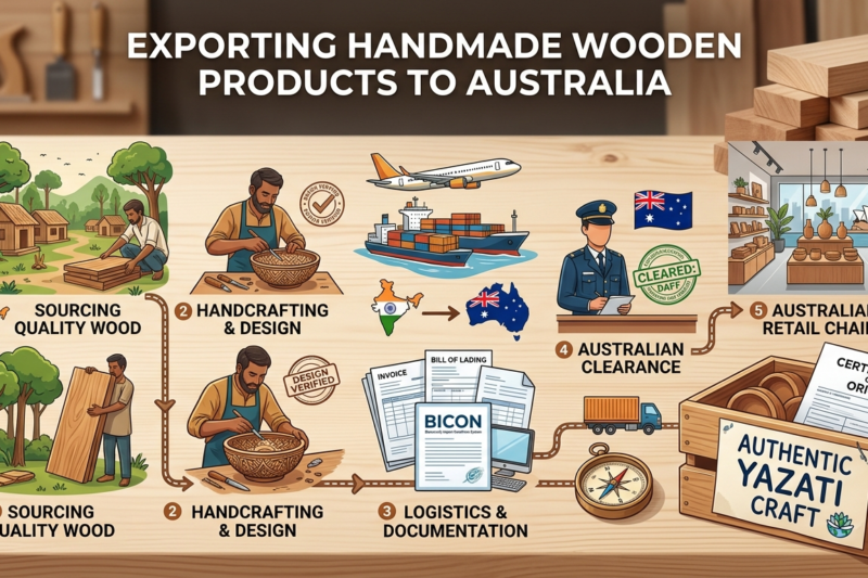 Exporting Handmade Wooden Products to Australia