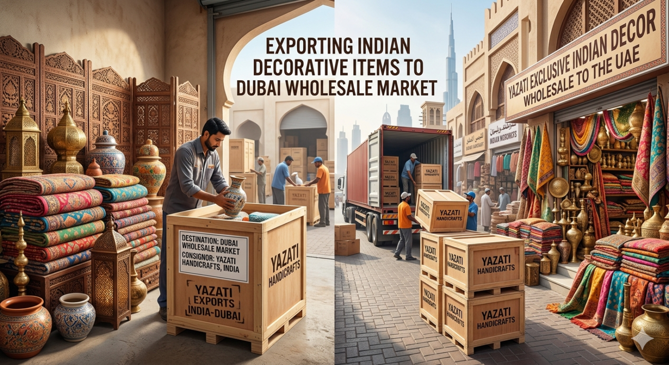 Exporting Indian Decorative Items to Dubai Wholesale Market