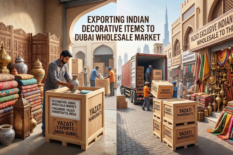 Exporting Indian Decorative Items to Dubai Wholesale Market