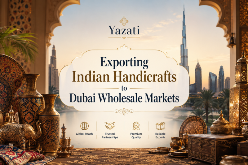 Exporting Indian Handicrafts to Dubai Wholesale Markets