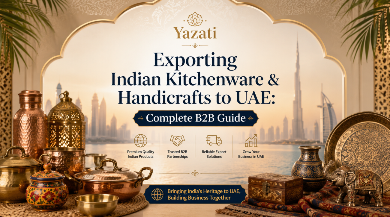 Exporting Indian Kitchenware & Handicrafts to UAE: Complete B2B Guide