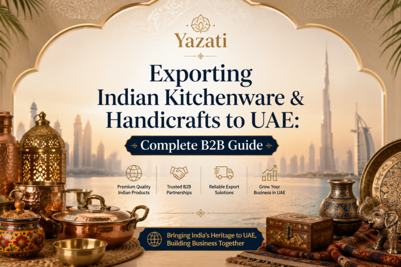 Exporting Indian Kitchenware & Handicrafts to UAE: Complete B2B Guide
