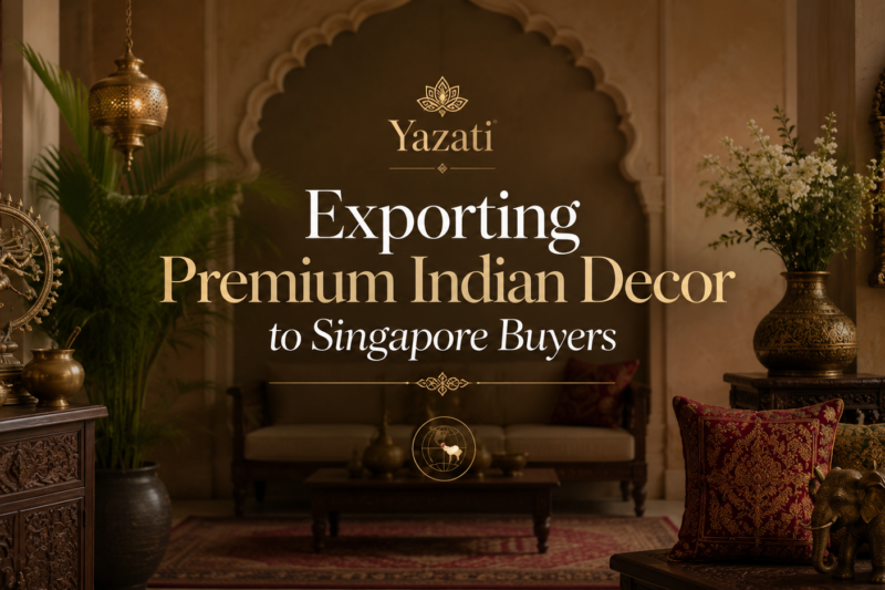 Exporting Premium Indian Decor to Singapore Buyers