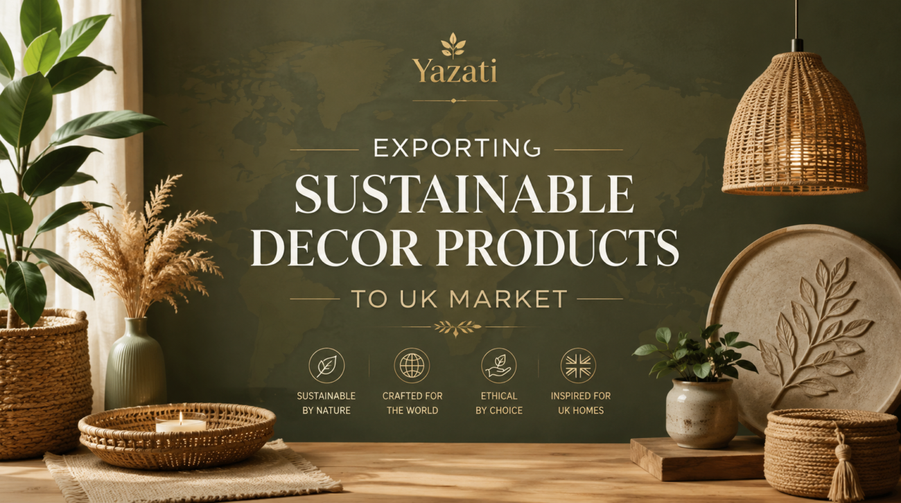 Exporting Sustainable Decor Products to UK Market