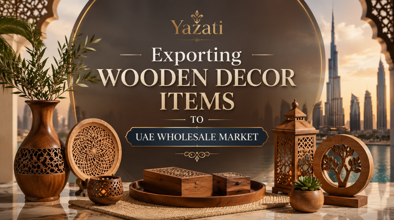 Exporting Wooden Decor Items to UAE Wholesale Market