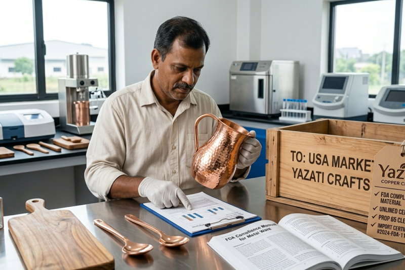 FDA & Import Compliance for Copper Utensils in the USA
