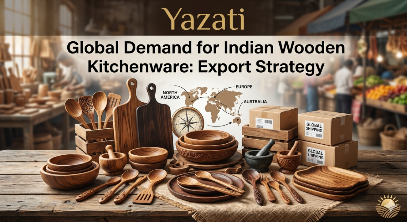 Global Demand for Indian Wooden Kitchenware: Export Strategy