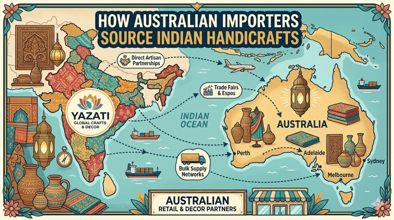 How Australian Importers Source Indian Handicrafts