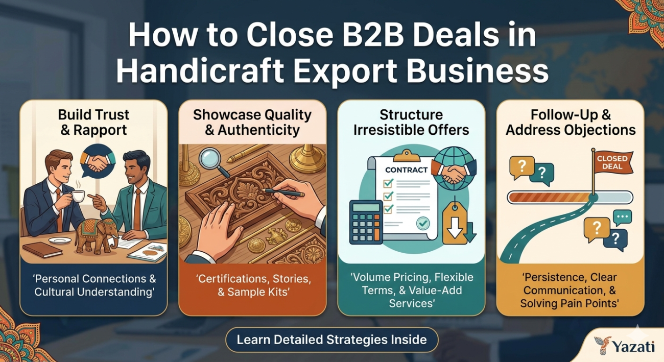 How to Close B2B Deals in Handicraft Export Business