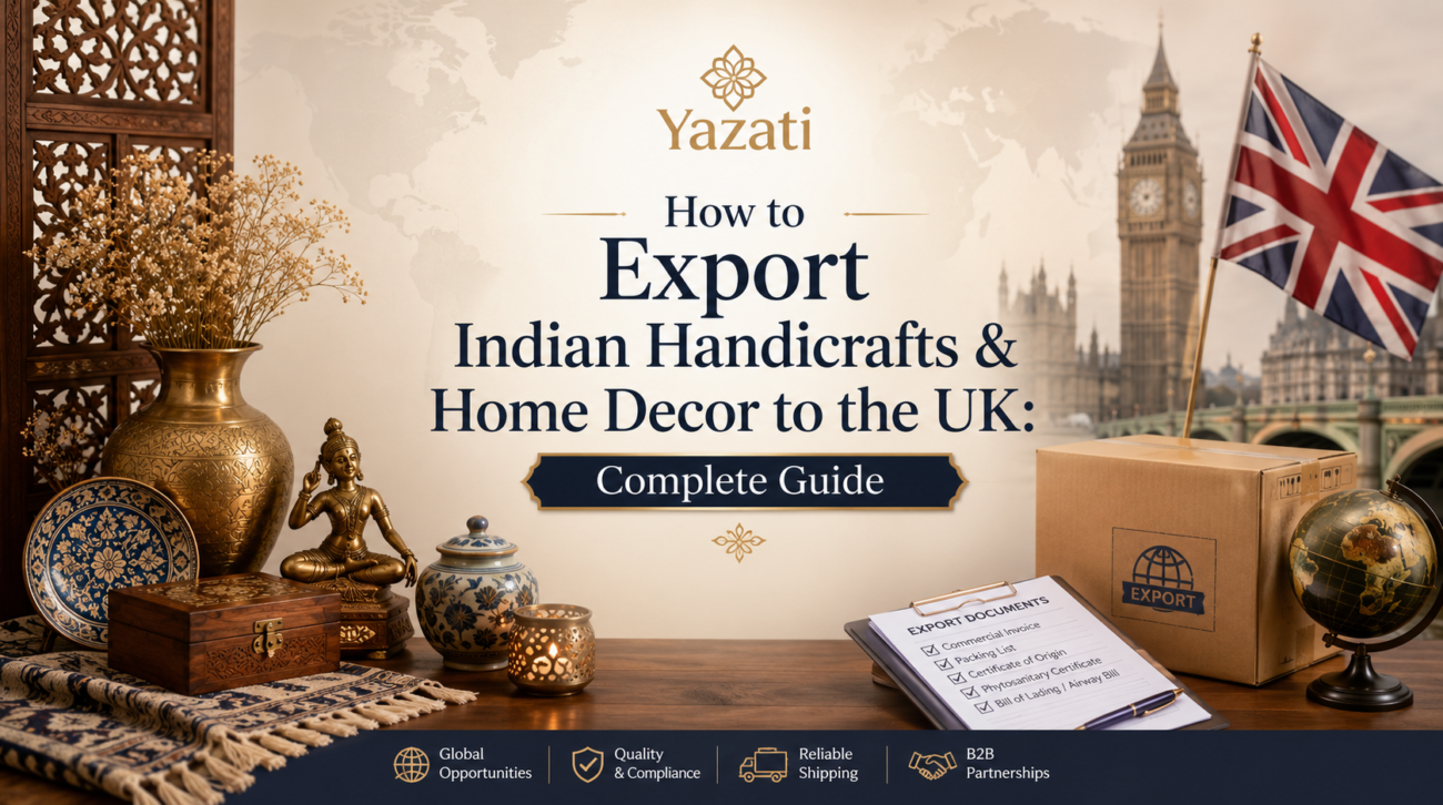 How to Export Indian Handicrafts & Home Decor to the UK: Complete Guide