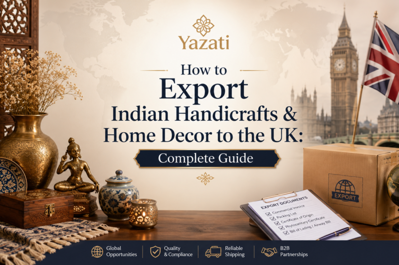 How to Export Indian Handicrafts & Home Decor to the UK: Complete Guide