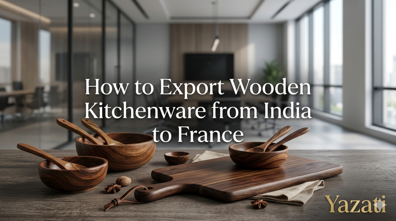 How to Export Wooden Kitchenware from India to France