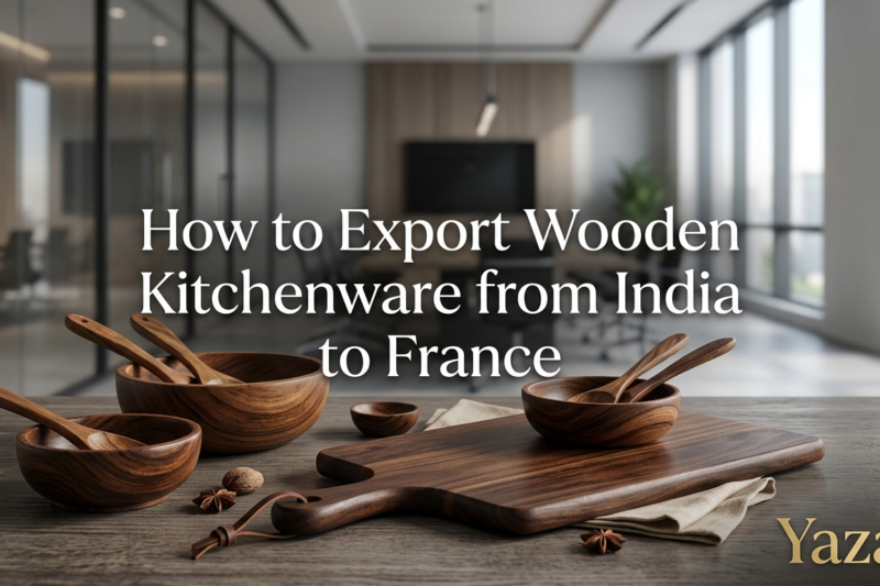 How to Export Wooden Kitchenware from India to France