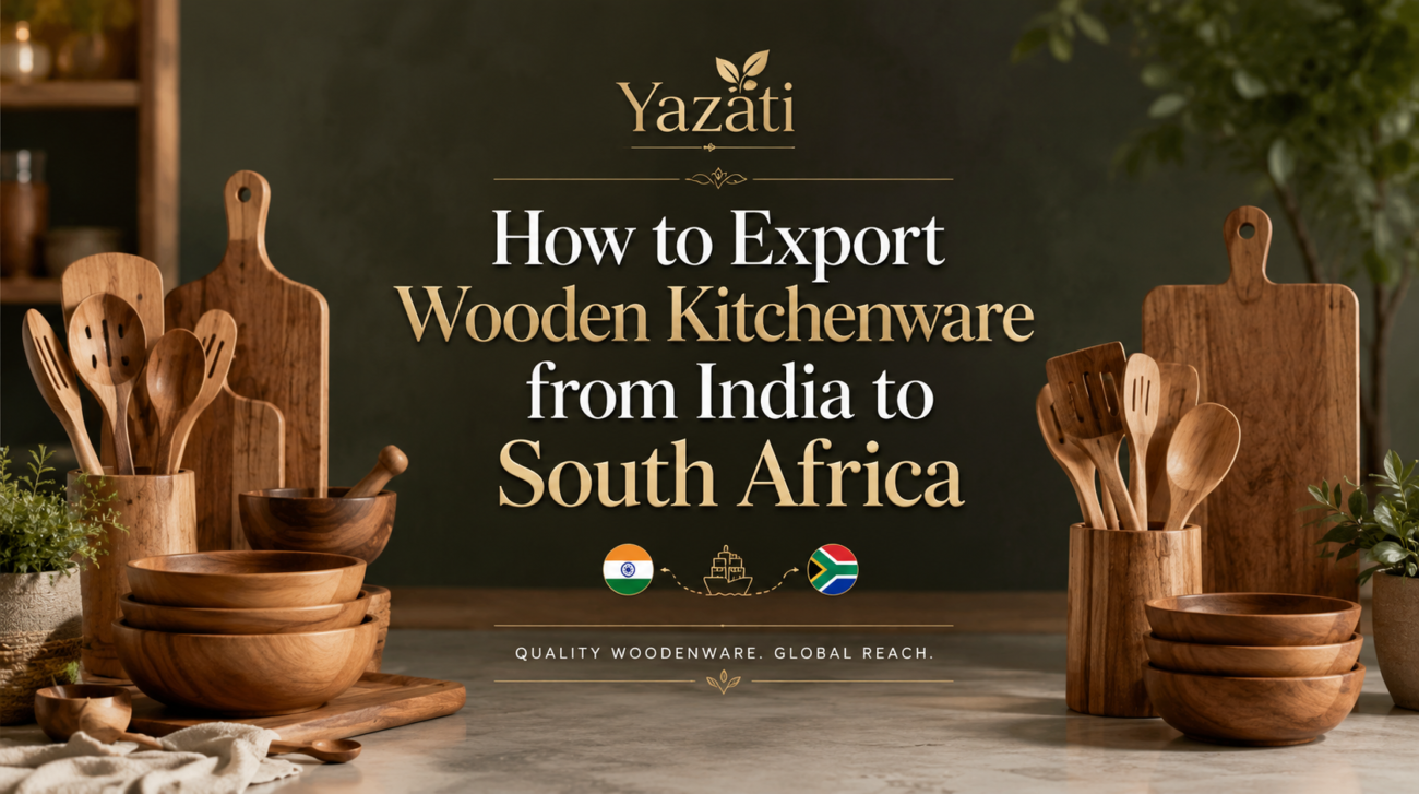 How to Export Wooden Kitchenware from India to South Africa