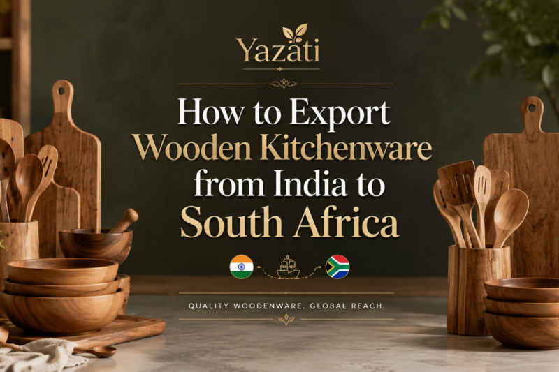 How to Export Wooden Kitchenware from India to South Africa