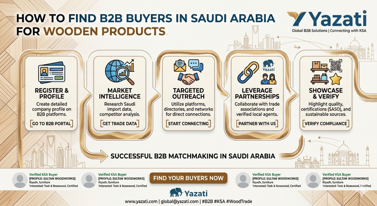 How to Find B2B Buyers in Saudi Arabia for Wooden Products