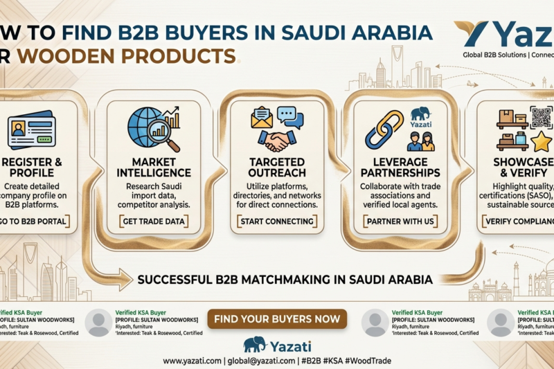 How to Find B2B Buyers in Saudi Arabia for Wooden Products