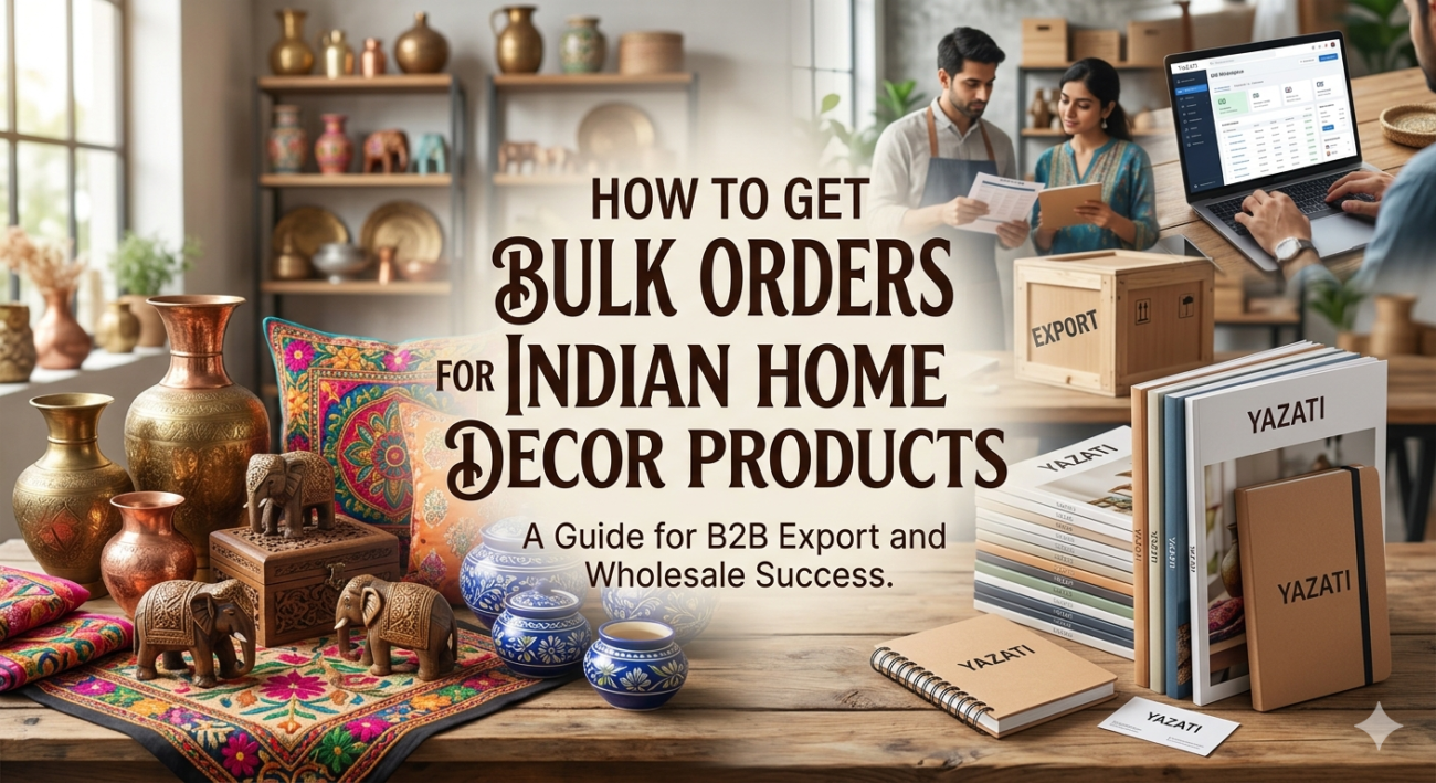 How to Get Bulk Orders for Indian Home Decor Products