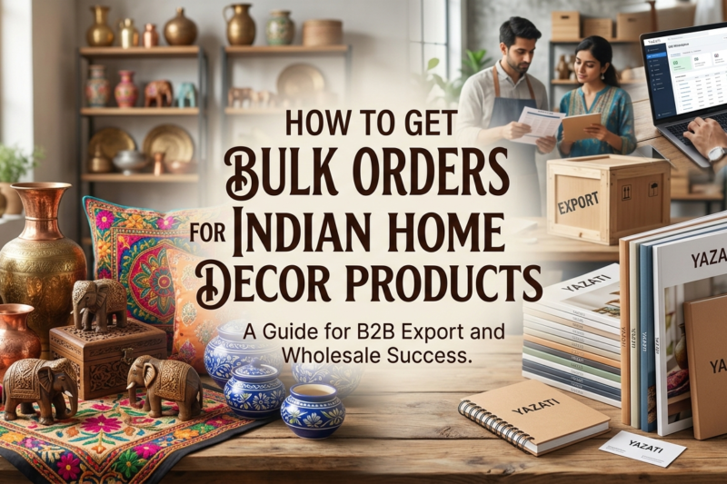 How to Get Bulk Orders for Indian Home Decor Products