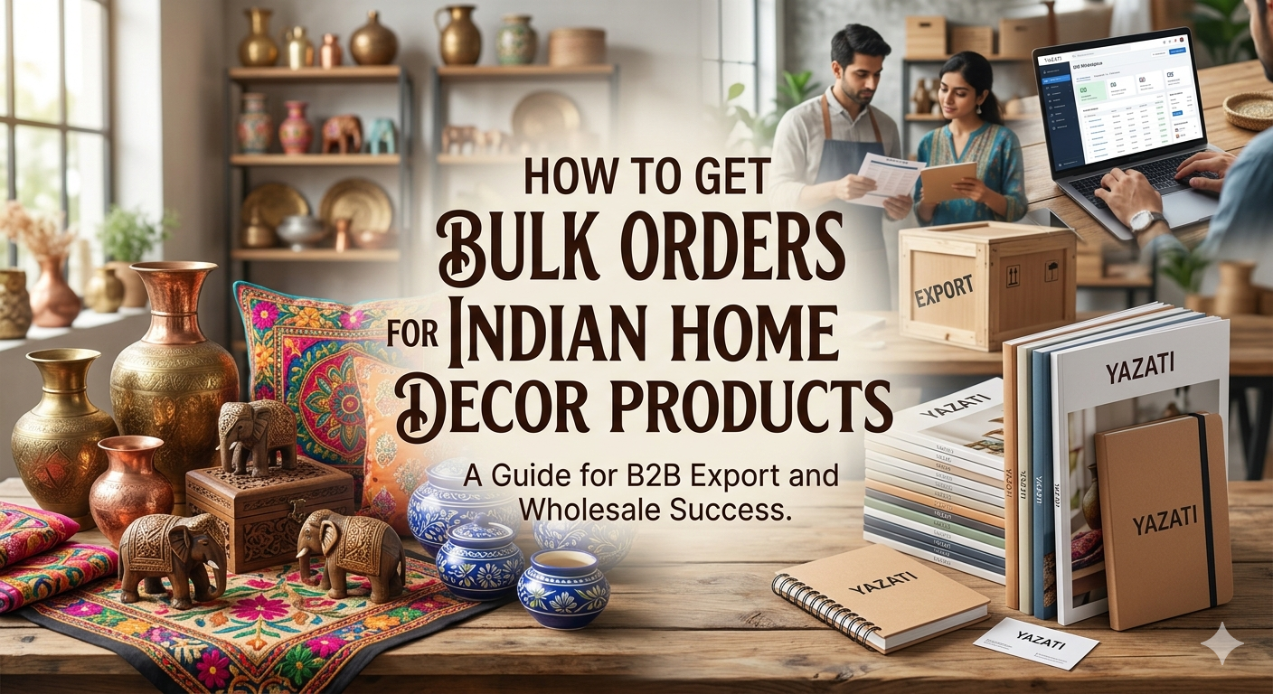 How to Get Bulk Orders for Indian Home Decor Products - Yazati