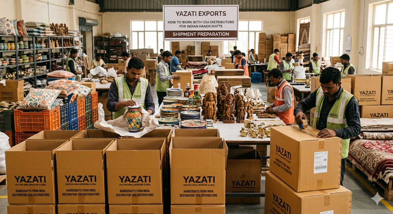 How to Work with USA Distributors for Indian Handicrafts