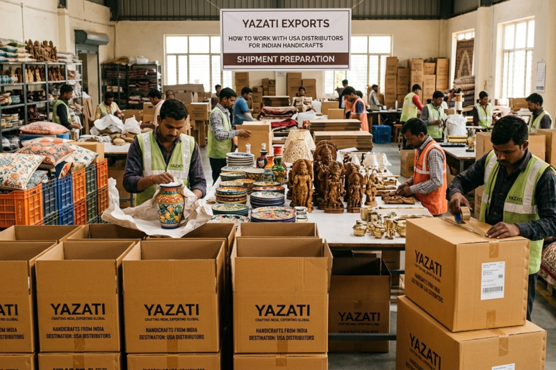 How to Work with USA Distributors for Indian Handicrafts