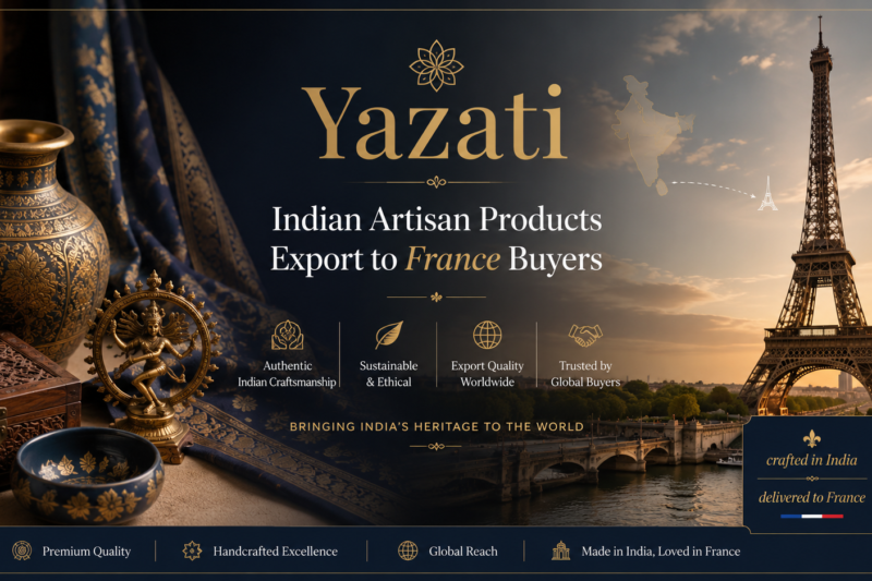 Indian Artisan Products Export to France Buyers