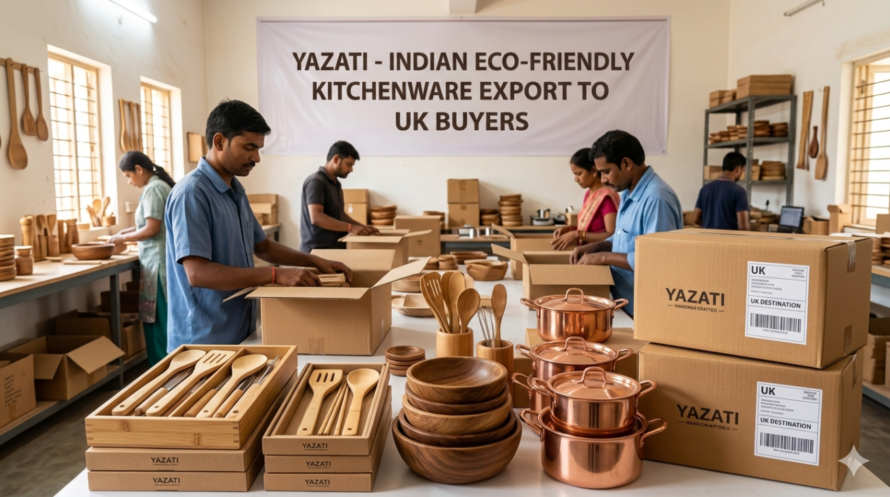 Indian Eco-Friendly Kitchenware Export to UK Buyers