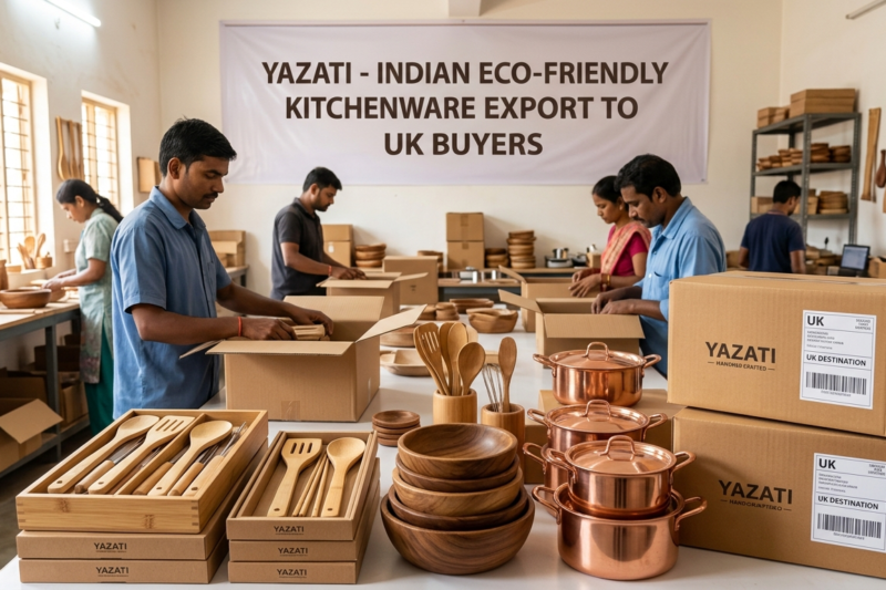 Indian Eco-Friendly Kitchenware Export to UK Buyers