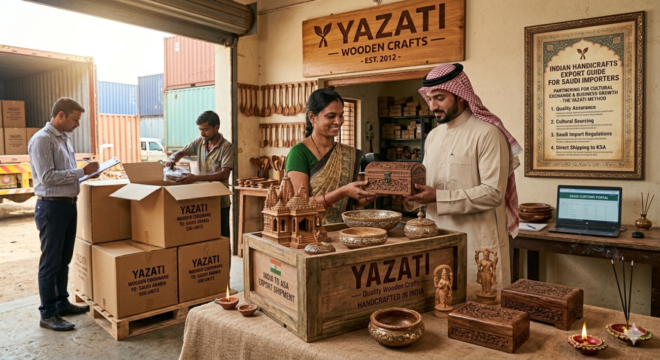 Indian Handicrafts Export Guide for Saudi Importers