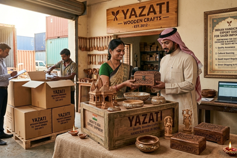 Indian Handicrafts Export Guide for Saudi Importers