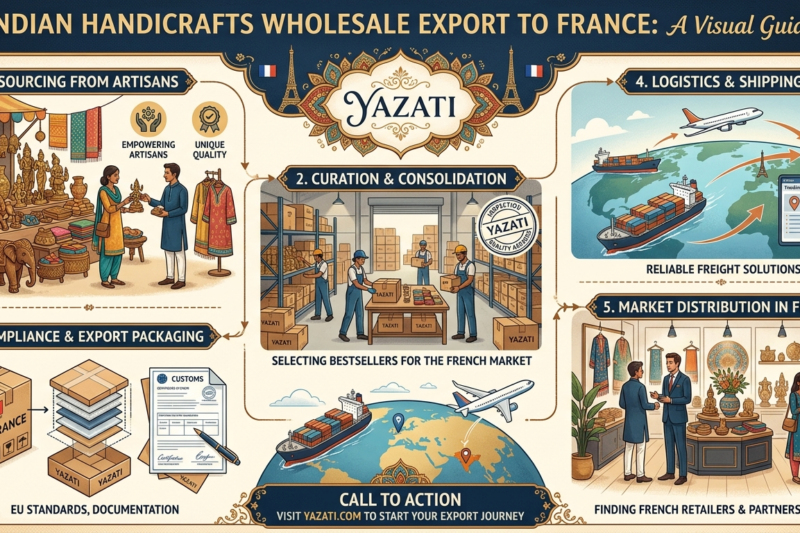 Indian Handicrafts Wholesale Export to France